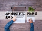 开云体育登录-比利时绝杀罗马，萨拉赫送出助攻的简单介绍