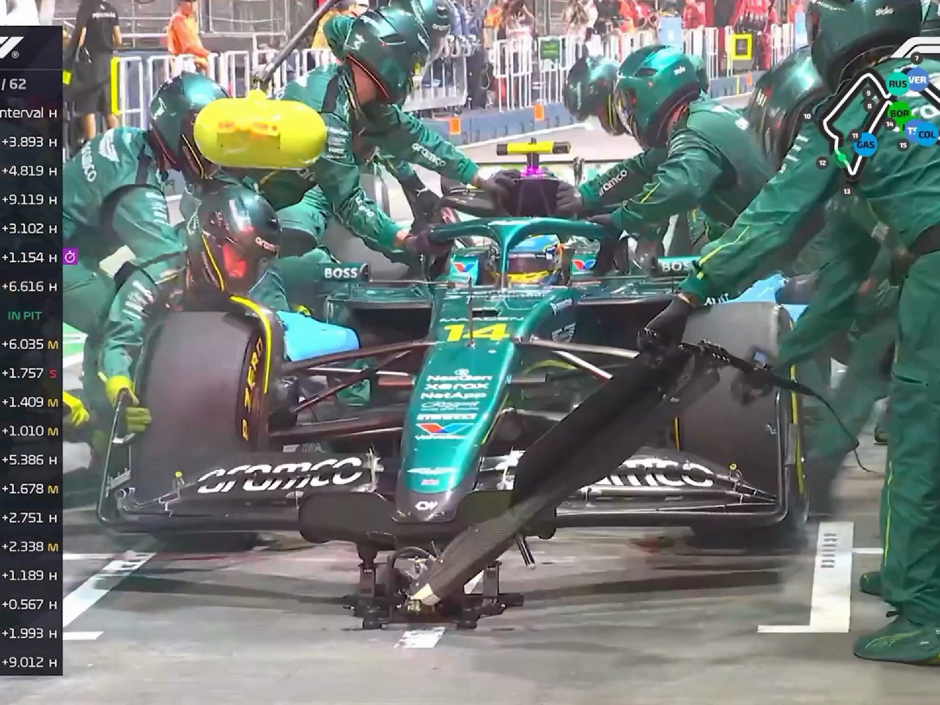 阿斯顿马丁碾压法拉利,阿隆索扛起全队 阿斯顿马丁碾压法拉利,阿隆索扛起全队